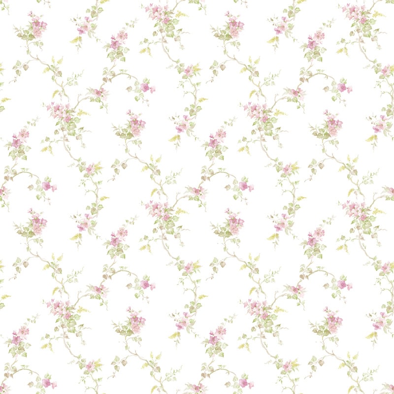 Papier Peint Fleurs Rose Pp35530 De La Collection Papier